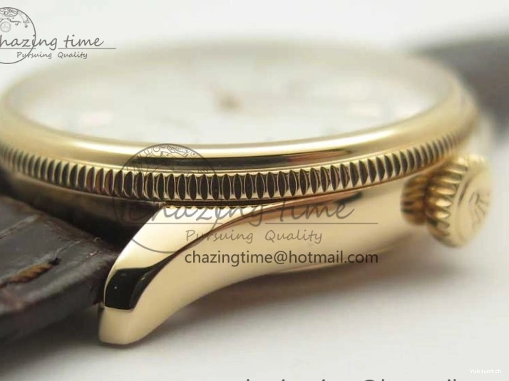 Edition Time V4 Marker 50509 Brown A3132 Cellini Dial Strap RG on MKF White Roman Leather Best 0131